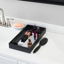 3 of 5:Home Basics Decorative Vanity Tray with Mirror 