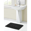 2 of 2:Tapis de bain antidérapant en forme de nouilles, noir, 45 x 71 cm 