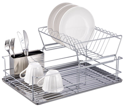 1 of 8:Égouttoir à vaisselle à 2 niveaux Home Basics 
