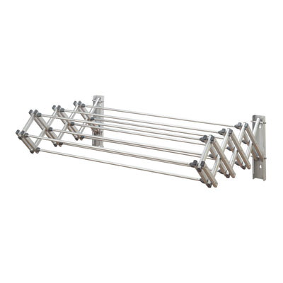 1 of 4:Woolite Aluminum Collapsible Wall Drying Rack 