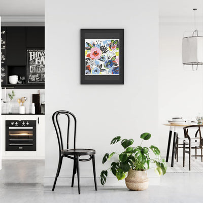 5 of 6:ARTEZA Pintura clásica por números Lienzo con pinturas acrílicas, Floral moderno 