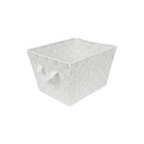 1 of 4:Petit bac de rangement tissé Simplify en gris 