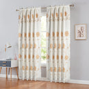 7 of 7:Brynn Embroidered Rod Pocket Panel With Attached Valance and Backing, 54x90 Inches 
