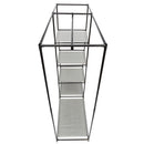 2 of 4:Armoire de rangement autoportante Home Basics avec étagères, gris 