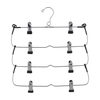1 of 4:Neu Home 4 Tier Fold Up Skirt Hanger 