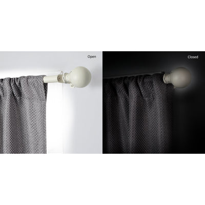 6 of 18:Innovative Decorative Room Darkening Wrap Around Rod and Finial, Kerry 