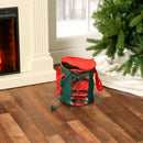 7 of 8:Home Basics Textured PVC Christmas Light Storage Bag, Green 