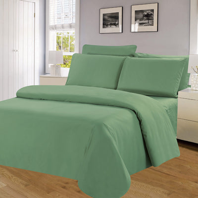 3 of 4:Winston Microfiber Wrinkle Free Sheet Set, Green, 16 Inch Deep Pocket 
