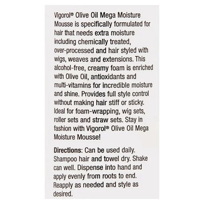 2 of 4:Vigorol Olive Oil Hair Care Mousse, 12 Fluid Ounce 