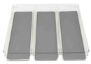 1 of 3:Home Basics 12 x 15 x 2  Plastic Drawer Organizer with Rubber Liner 