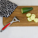 6 of 7:Home Basics Vegetable Peeler with Rubber Grip 