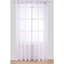17 of 17:Harper Solid Sheer Voile Grommet Window Panel, 54x84 Inches 