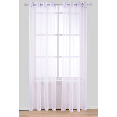 17 of 17:Harper Solid Sheer Voile Grommet Window Panel, 54x84 Inches 
