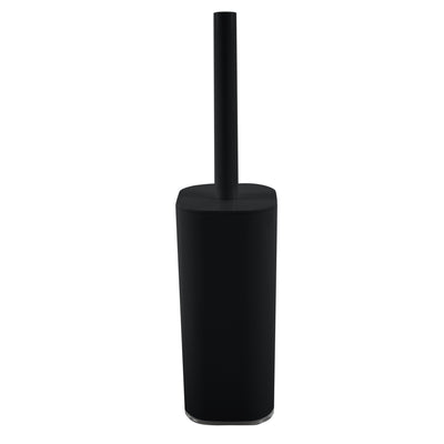 2 of 4:Bath Bliss Acrylic Square Toilet Brush Set in Black 