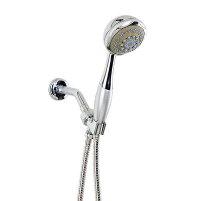 1 of 1:Bath Bliss Juego de cable y cabezal de ducha de 4 funciones 