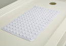 2 of 3:Alfombrilla de baño antideslizante Sanitized Bath Bliss en color blanco 