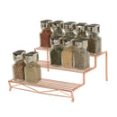 1 of 2:Kitchen Details Geode 3 Tier Spice Rack in Copper 