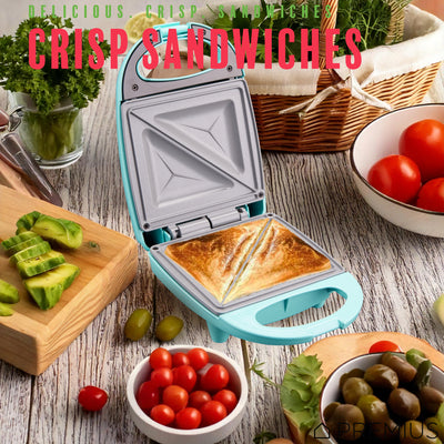 4 of 18:PREMIUS Ceramic Non-Stick Mini Snack Sandwich Maker, 5x4.4 Inch Mold 