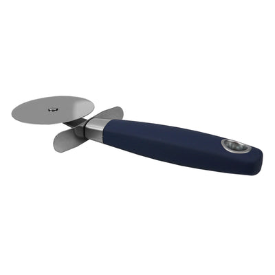 2 of 4:Coupe-pizza en acier inoxydable Home Basics Meridian, indigo 
