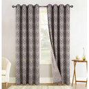 7 of 7:Panneau de fenêtre à œillets en jacquard à chevrons, 54 x 84 pouces 