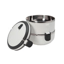 3 of 4:Kitchen Details 2 Tier Stainless Steel Insulated Lunch Box in White 