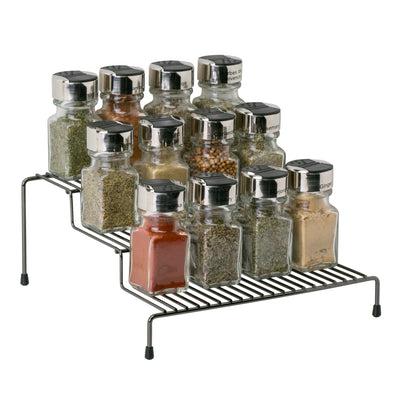 2 of 4:Kitchen Details 3 Tier Spice Rack Shelf Organizer in Onyx 