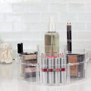 4 of 5:Organiseur de cosmétiques en plastique incassable Home Basics Half Moon, transparent 