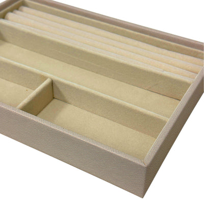 2 of 2:PREMIUS 4 Section Jewlery Tray, Gray, 10x7x1 Inches 