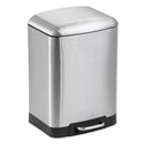 1 of 3:Poubelle à fermeture douce Home Basics de 12 litres 