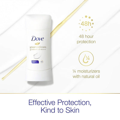 2 of 4:Déodorant anti-transpirant Dove Advanced Care Invisible Sheer Fresh en stick 2,6 oz 