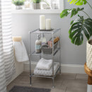 1 of 1:Neu Home 3 Tier Freestanding Shelving Tower, Chrome 