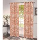 5 of 7:Maisie Floral Printed Sheer Grommet Window Panel, 54x84 Inches 