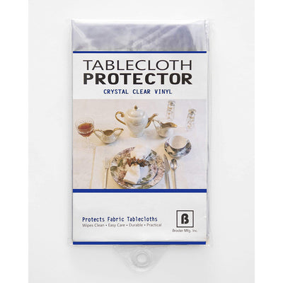 20 of 20:Broder Vinyl Plastic Tablecloth Protector, Crystal Clear 