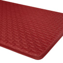 4 of 7:Alfombrilla antifatiga de piel sintética con relieve tejido Achim, Lava, 18 x 30 pulgadas 