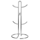 2 of 6:Home Basics Simplicity Collection 6 Hook Steel Mug Tree, Satin Chrome 