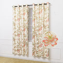 7 of 8:Melania Floral Room Darkening Window Panel, 54x84 Inches 