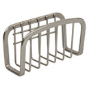 6 of 10:Porte-éponge Home Basics avec ventouses, nickel satiné 