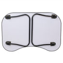 2 of 6:Home Basics Bandeja plegable para cama de portátil de madera oscura 