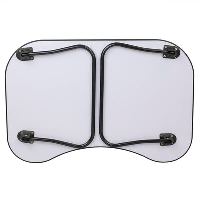 2 of 6:Home Basics Bandeja plegable para cama de portátil de madera oscura 