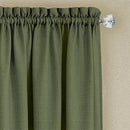 2 of 3:Juego de cenefa y nivel de cortina para ventana Darcy 58x24/58x14 - Verde/Camel 