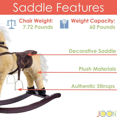 4 of 7:JOON Rocking Horse Pony, Beige 