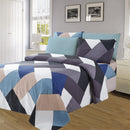 2 of 4:Premium Bright 4 & 6 Piece Wrinkle-Free Sheet Set, Large Mossaic 