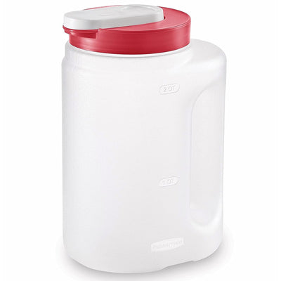 2 of 3:Jarra resistente a fugas Rubbermaid Mixermate, 2 cuartos 