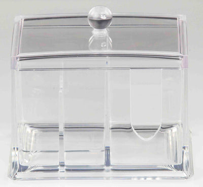 4 of 6:Organizador de cosméticos Home Basics, transparente 