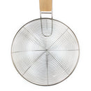 4 of 6:Home Basics Stainless Steel Strainer with Wooden Handle 