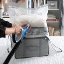 3 of 4:Simplify 2-in-1 Vacuum Storage Bag & Tote in Heather Grey 