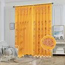 1 of 7:Yasmin Embroidered Window Curtain Panel with Attached Valance and Backing, 54x84 Inches 
