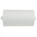 2 of 5:Home Basics - Toallero de papel de plástico para montaje en pared, color blanco 