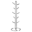 1 of 4:Home Basics Simplicity 10 Hook Steel Mug, Satin Nickel 