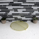 5 of 5:Home Basics Halo Round Steel Trivet, Gold 